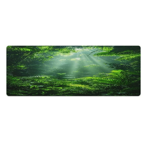 Forest Kitchen Mats Pvc 2PCS, Non-Slip Kitchen Pvc Mats And Rugs,Cushioned Anti Fatigue Standing Mat for Home