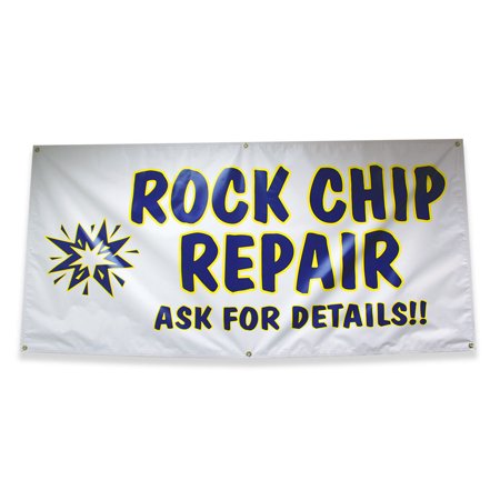 Rock Chip Windshield Repair Banner-DELTA KITS