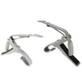 thumbnail image 5 of Portable Aluminum Alloy Acoustic Electric Guitar Capo Quick Change Trigger Key Clamp 2pcs Silver, 5 of 5