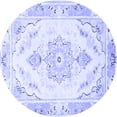 thumbnail image 1 of Ahgly Company Indoor Round Persian Blue Traditional Area Rugs, 6' Round, 1 of 4