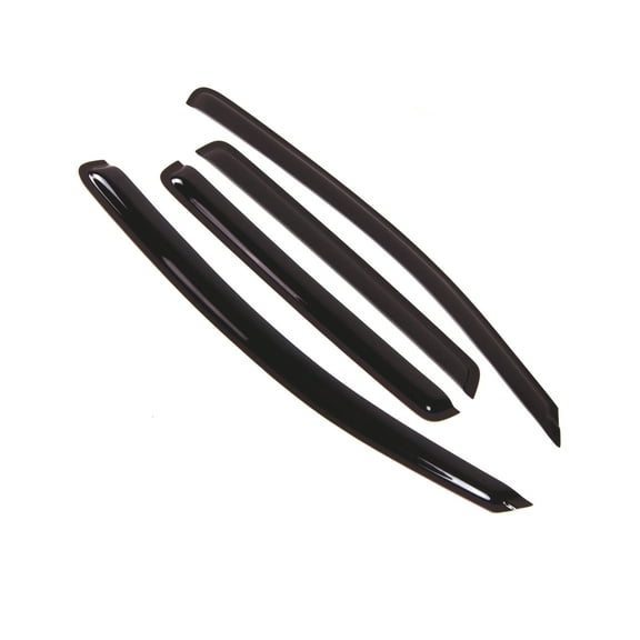 TuningPros Outside Mount Window Visor Deflector Smoke Tinted 4 Pcs Set For 2007-2012 Dodge Caliber Sedan