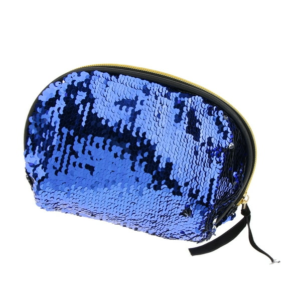 de Maquillaje con Lentejuelas Reversibles a Arueba de Agua Estuche Organizador de Aseo Tocador funciones 04 jinwen Monedero de maquillaje de lentejuelas