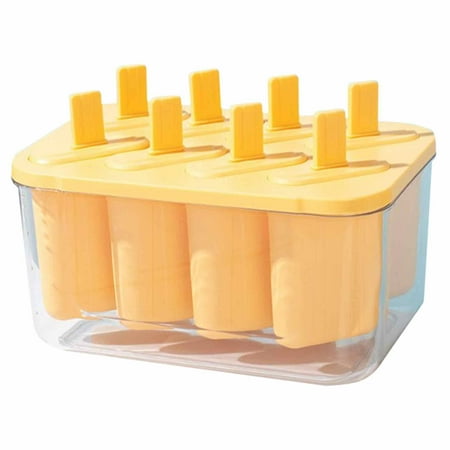

Popsicles Molds | 8-grid Reusable Ice Popes Molds | Homemade Popsicle Mold Easy Release Ice Popes Make for Parties Yogurt Juice