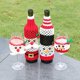 thumbnail image 5 of Decoraciones navideñas 2 piezas Cubierta de copa de vino de Navidad Estante decorativo Mangas de vaso Accesorios de mesa JAMW Sencillez, 5 of 5