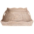 thumbnail image 3 of Artifacts Rattan™ Scallop Collection Square Tray, 3 of 5