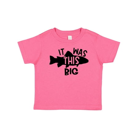 

Inktastic It Was This Big Fishing Humor Gift Baby Boy or Baby Girl T-Shirt