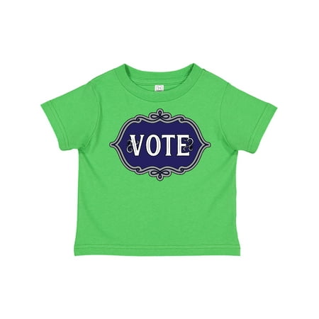

Inktastic Vote Democratic Blue Gray Outline Gift Toddler Boy or Toddler Girl T-Shirt