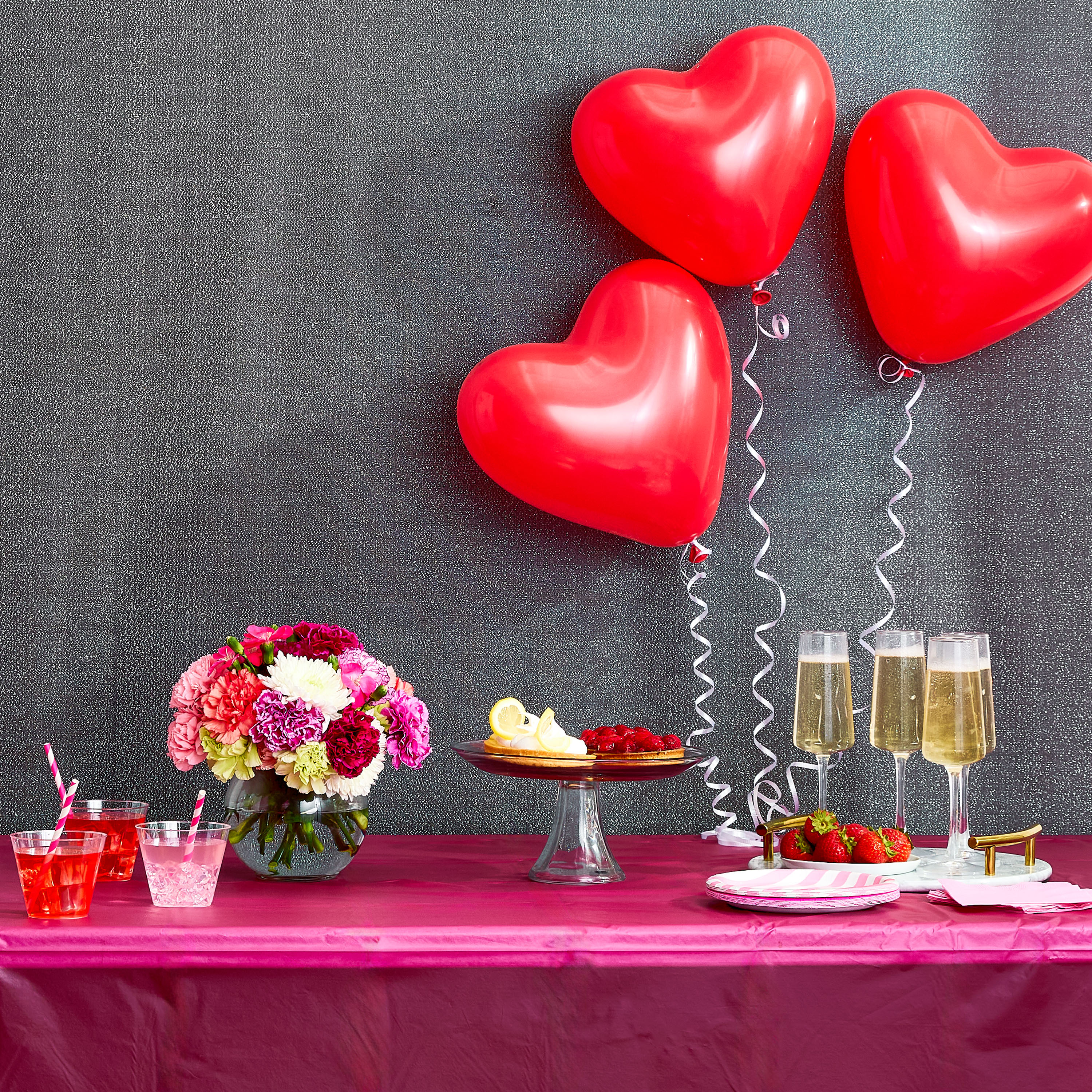 Way To Celebrate Silver Glitter Photo Backdrop, 7 ft x 4.5 ft photo 2