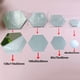 thumbnail image 5 of Pegatina de pared de espejo 3D hexagonal, varios tamaños, bricolaje, fondo de TV, pegatinas para el salón, decoración de pared, dormitorio, baño, decoración del hogar, 5 of 5