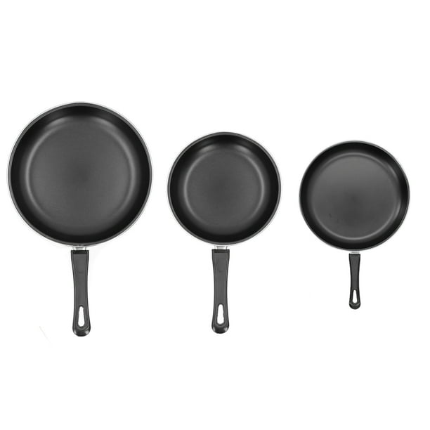 Juego de 3 sartenes antiadherentes para el hogar, mini sartenes para cocina de inducción y cocina de gas.