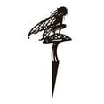 thumbnail image 3 of Estacas de estatua con forma de hongo, accesorio decorativo de metal para jardín al aire libre. Estilo A, 3 of 9