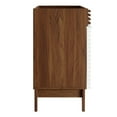 thumbnail image 3 of Vanity Cabinet (Sink not included), White Walnut, Wood, Mid Century Hotel Bedroom Bathroom, Modern Contemporary HB33504, 3 of 8