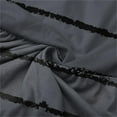 thumbnail image 5 of Nmnitkp Girls Dress Boho Kids Summer Sleeveless Sundress Patchwork Spaghetti Strap Dresses Dark Gray,9 Years, 5 of 7