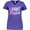 Purple, variant on Inktastic Fight Breast Cancer Pink Ribbon Women's V-Neck T-Shirt
