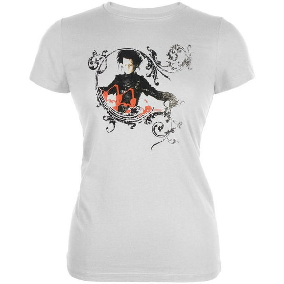 Edward Sissorhands - Paper Cutout Ladies T-Shirt - Large