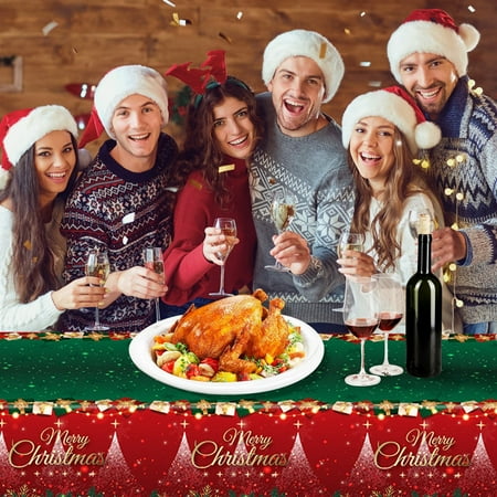 

Christmas Decorations Gifts Christmas Themed Party Decorations Tablecloths Christmas Atmosphere