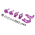 thumbnail image 4 of pitrice Kit de Mise à Niveau de Moyeu de Direction de Voiture Modèle 1/10 pour HSP Redcat Volcane EPX Violet, 4 of 5