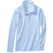 School Uniform Girls Long Sleeve Polo with Scotchgard Stain Resistant Treatment