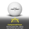 thumbnail image 4 of GoSports Foam Flight 24 Pack Indoor and Outdoor Practice Golf Ball Set, White, 4 of 7