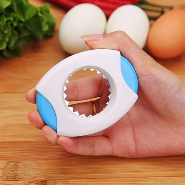 Outil Ouvre-Coquille d'Œuf / Craqueur et Séparateur pour Œufs Crus et Durs / Éplucheur Ergonomique Portatif et Détachant de Coquille / Gadget de Cuisine Portable