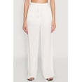 thumbnail image 4 of Womens Gauze Knit High Waisted Wide Leg Pants, 4 of 6