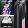 thumbnail image 3 of JTCASES for iPhone XR Case, Hybird PC TPU Anti-slip, Shockproof  Bumper, Military Drop Resistant, Rugged Heacy Duty Full Body Protective Shell for iPhone XR, Slim Fit for Girls Men, Pink, 3 of 9