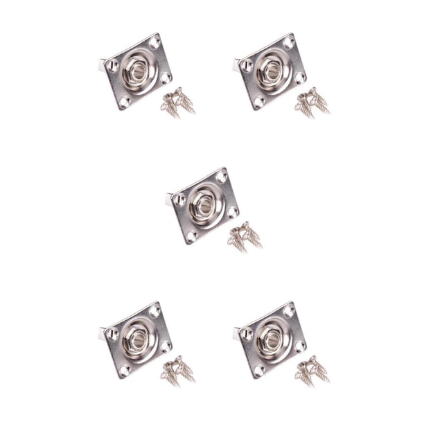 Greeniant Panel de toma de Audio para guitarra eléctrica Gibson TL, 1/4 , 6,35mm, montaje de conector de Audio cuadrado Type2 NO2 Greeniant CBP097347