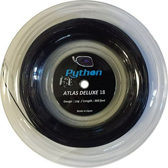 Python Atlas Deluxe Racquetball String Reel (Black, 17g) (360 ft.)