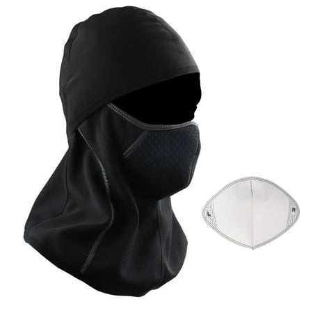 TSV Cold Weather Balaclava Full Face Mask Warmer, Water Resistant and Windproof Fleece Thermal Ski Mask, Motorcycle Cycling Skiing Neck Warmer Face Mask Breathable Winter Gear for Men Women