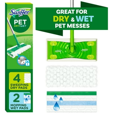 Swiffer Sweep   Mop, Broom & Mop Alternative, Dry & Wet Floor Cleaner, Fresh Scent, Cleaning Set