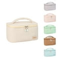 thumbnail image 3 of Cosmetic Bag Portable Storage Fresh Open Cover Cake Makeup Bag Solid Hand Wash Cosmetics Organizer for Travel and Daily Use, 3 of 3