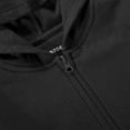 thumbnail image 6 of Bienzoe Boy's Anti-Pilling Soft Fleece Zipper School Uniform Hoodie Black 7, 6 of 8