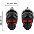thumbnail image 2 of MKBL Motorcycle Modification Skeleton License Plate Screws Bolts Screws Fasteners Motorcycle Accessories（4pcs，black）, 2 of 5