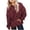 00#Brick Red3615, variant on Byoo Little Girls' Star Allover Print Hoodie Oversize Long Sleeve Pullover Hooded Sweatshirt Kids Streetwear Tops,Brick Red