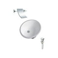 thumbnail image 1 of DROP Bath and Kitchen DR091181 Undermount Bathroom Sink Set, 1 of 6