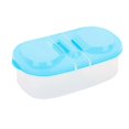 thumbnail image 3 of Plastic Food Storage Flip Cover Container for Food Use 2 Grid, 3 of 3