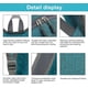 thumbnail image 5 of 28 x 13 x 45 cm ultralight backpack for men and women, waterproof, black, 5 of 5
