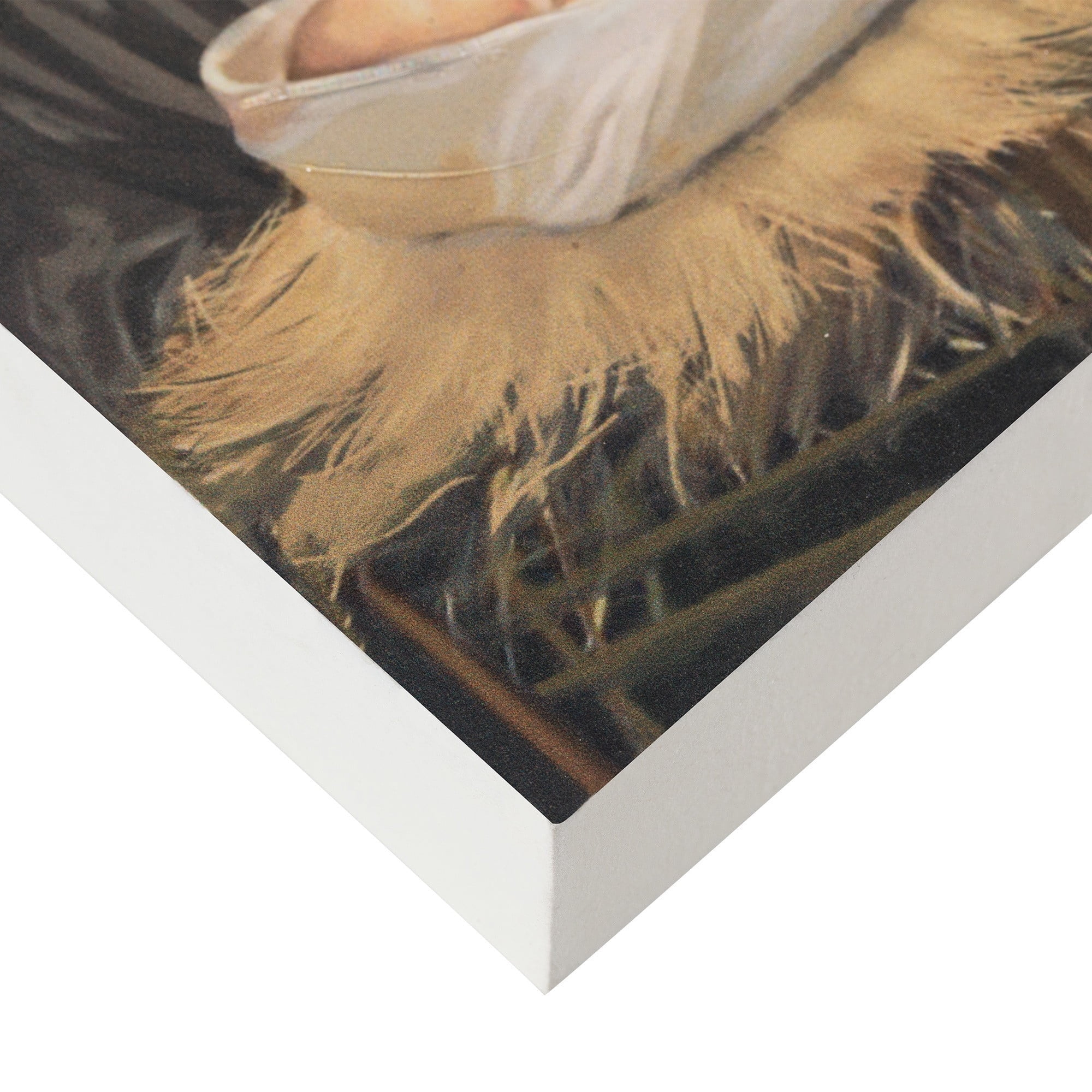 Mary, Joseph, and Baby Jesus Artwork Christmas Decoration, Multicolor, 5.3", by Holiday Time