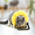 thumbnail image 2 of Walbest Cat Cone Collar Soft, Cat Cones to Stop Licking, Cat Recovery Collar, Cat Cones After Surgery for Kittens, Yellow, L, 2 of 7