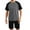 Black, variant on LSLJS Men's Pajama Set Sleepwear Lightweight Quick Dry Short Sleeve Shirts Shorts Soft Comfy Sleep Sets, Men's Pajamas