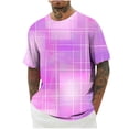 thumbnail image 2 of Tops para hombre, blusas y camisas de cuello redondo y manga corta para hombre, blusas casuales de moda para hombre, blusas deportivas de cuello redondo y manga corta, blusas de poliéster para hombre, 2 of 4