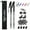 Black, variant on TheFitLife Walking Poles with Carrying Bag 2 Pack with Antishock and Quick Lock System