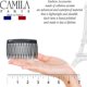 thumbnail image 3 of Camila Paris Cp2946 Peine lateral para el cabello francés Peines pequeños redondeados negros con torcedura francesa Pinzas para el cabello decorativas de sujeción fuerte para mujeres Moño moño Up-Do S, 3 of 5