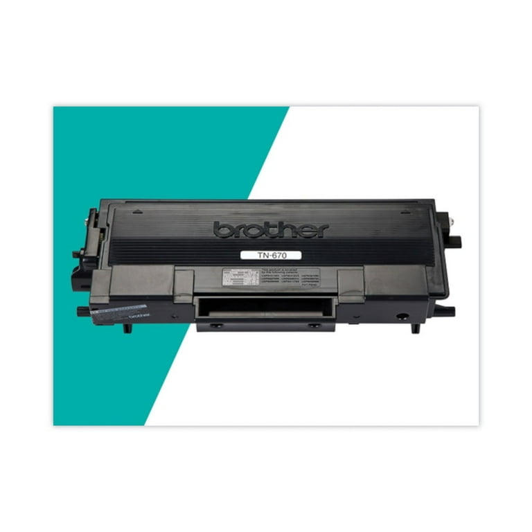 TN670 High-Yield Toner, 7,500 Page-Yield, Black TN670 High-Yield Toner, 7,500 Page-Yield, Black