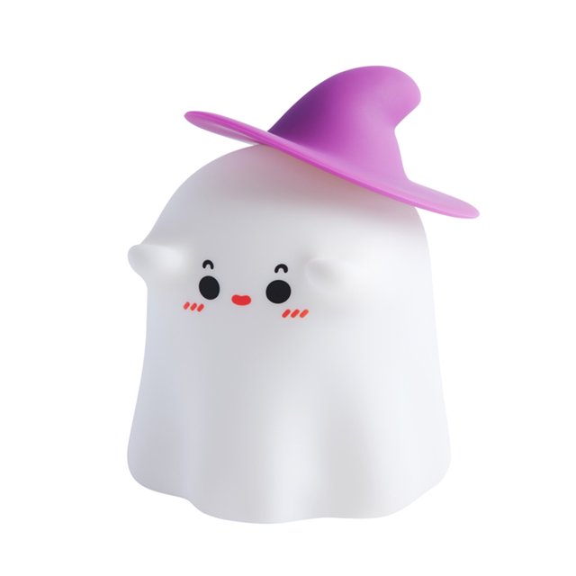 Lámpara Con Sensor Táctil Silicona Forma Calabaza Batería Recargable Por USB 500mAh