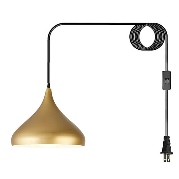 Plug In Chandelier Lighting With Long Cord Modern Minimalist Dining Room Kitchen Island Metal Gold Island Pendant Lights For Kitchen Hanging Lamps For Bedrooms