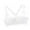 White2, variant on yillto Women's Sport Bras Seamless No Underwire Comfortable Racerback Full Coverage Bralettes