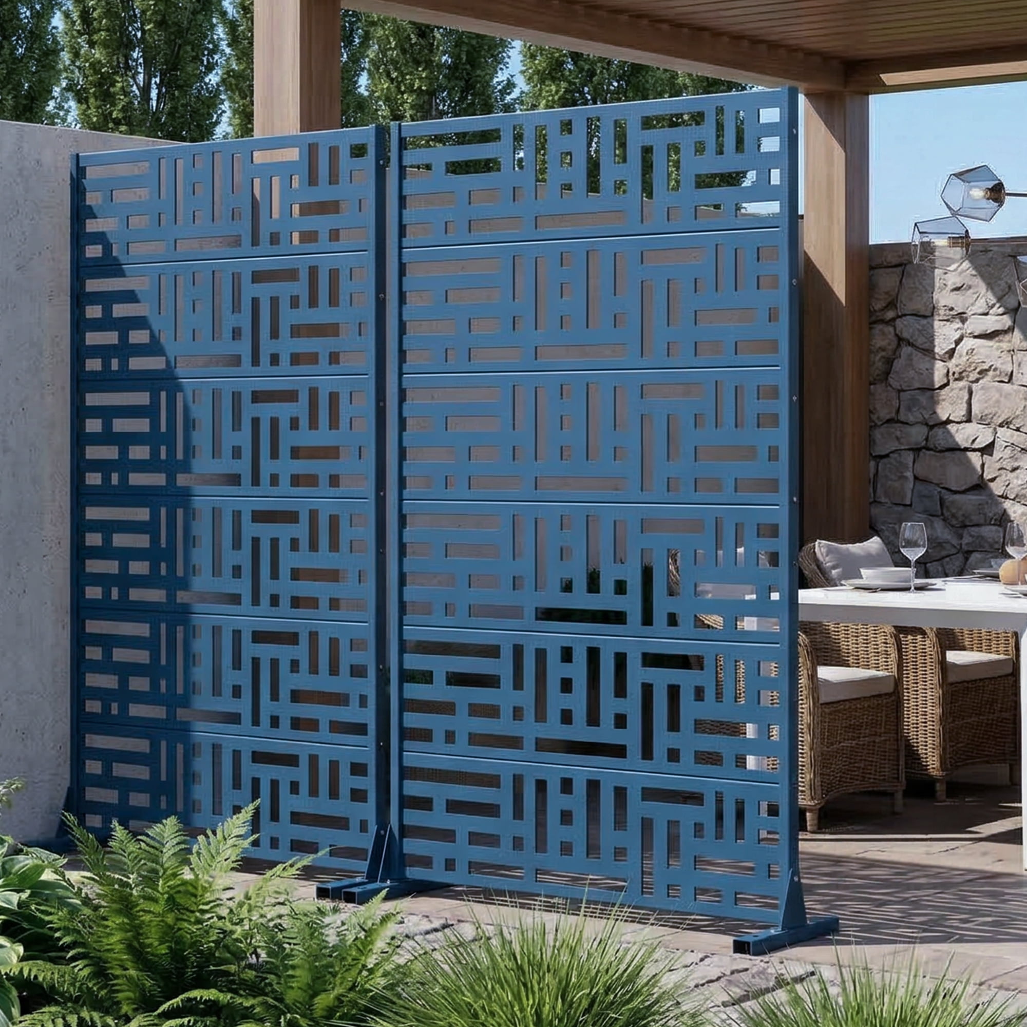 Privacy Metal Screen Fence Panel