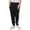 Black, variant on Boys Elastic Waist Jogger Lined Sweatpants with Pockets for Casual Athletic Wear and Winter Workout Comfort