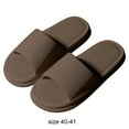 thumbnail image 3 of Elainilye Women Men Summer Non Slip Slippers, Soft Shower Flip Flops, Shoes Indoor Slides, Pool Beach Sandals,Summer Fun Outside, Size:40-41,Coffee, 3 of 7
